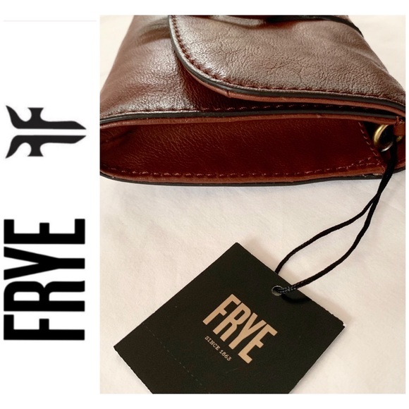 LAST 1 ‼️ FRYE genuine leather crossbody cognac - Picture 4 of 7
